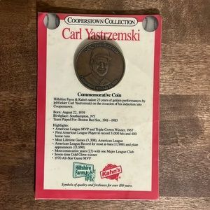 1989-1990 Cooperstown Collection Carl Yastrzemski Commemorative Coin